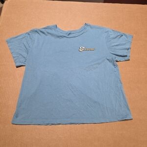 Tecovas Kids Sky Blue Short Sleeve Tee
